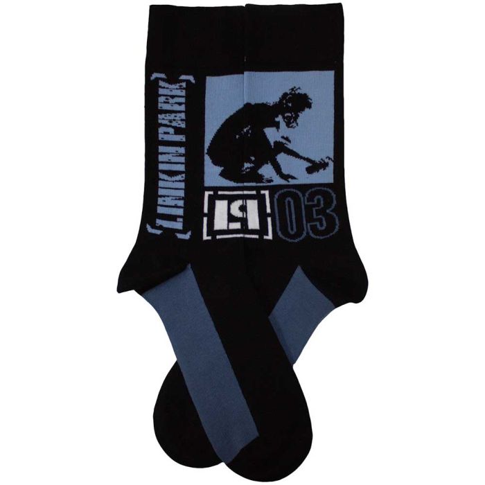 Linkin Park - Black Crew Socks (Fits Sizes 7 to 11) - Meteora