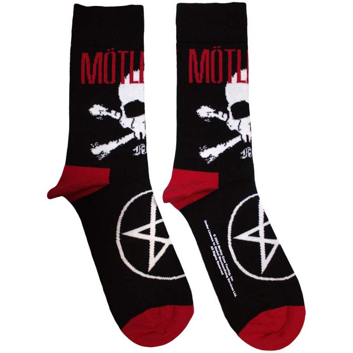 Motley Crue -Black Crew Socks (Fits Sizes 7 to 11) - Shout At The Devil