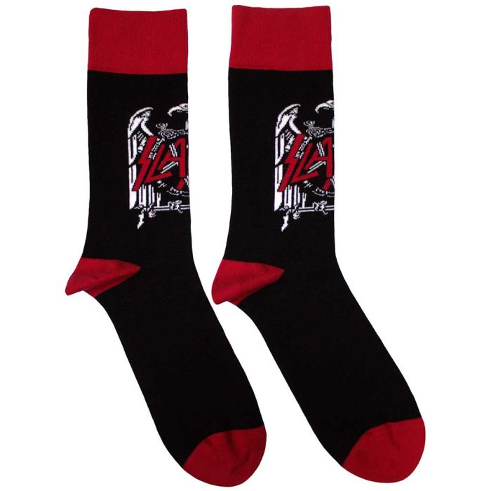 Slayer - Black Crew Socks (Fits Sizes 7 to 11) - Eagle