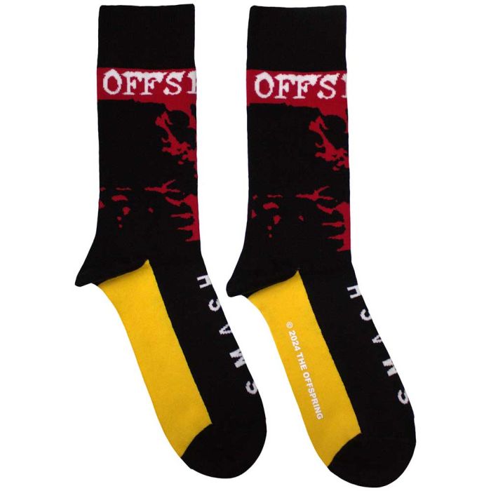 Offspring - Black Crew Socks (Fits Sizes 7 to 11) - Smash