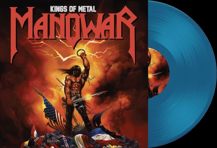 Manowar - Kings Of Metal (Ltd. Ed. 2024 Transparent Blue vinyl reissue) - Vinyl - New