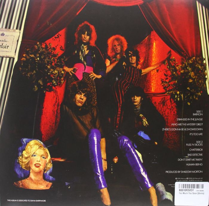 New York Dolls - In Too Much Too Soon (2024 180g remastered reissue) - Vinyl - New