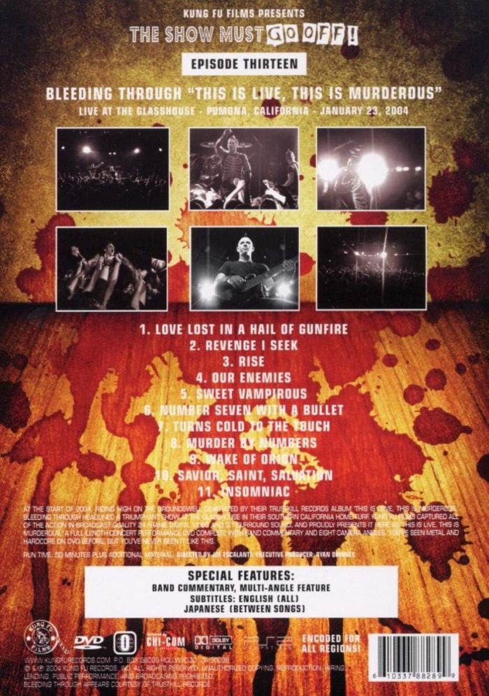 Bleeding Through - This Is Live, This Is Murderous: Live At The Glasshouse (R0) - DVD - Music