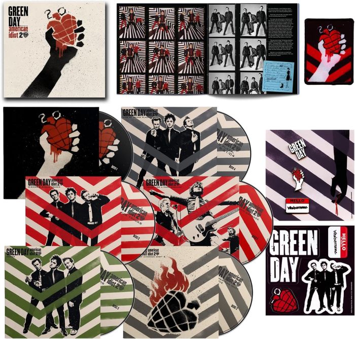 Green Day - American Idiot 20 (Ltd. Super Deluxe Ed. 2024 20th Anniversary 4CD/2xBlu-Ray Box Set with patch, stickers & 3 badges) - CD - New