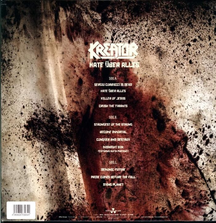 Kreator - Hate Uber Alles (Ltd. Ed. 2LP Marbled White/Black vinyl trifold - 750 copies) - Vinyl - New