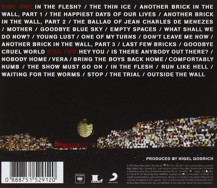 Waters, Roger - Wall, The (O.S.T.) (2CD) - CD - New