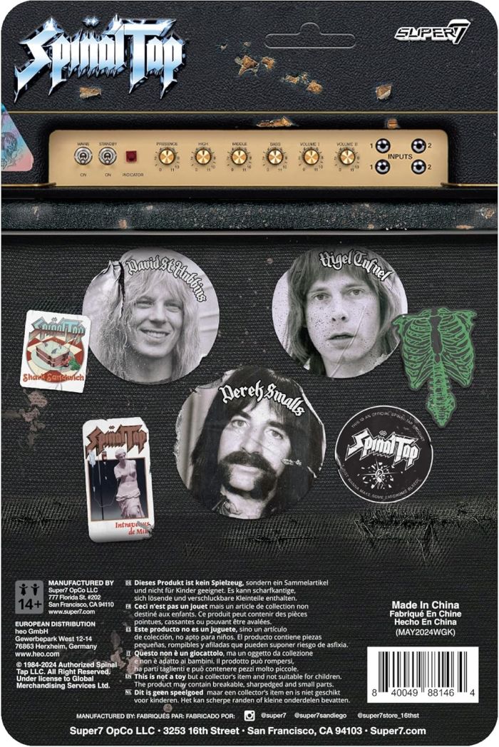 Spinal Tap - David St. Hubbins 3.75 inch Super7 ReAction Figure