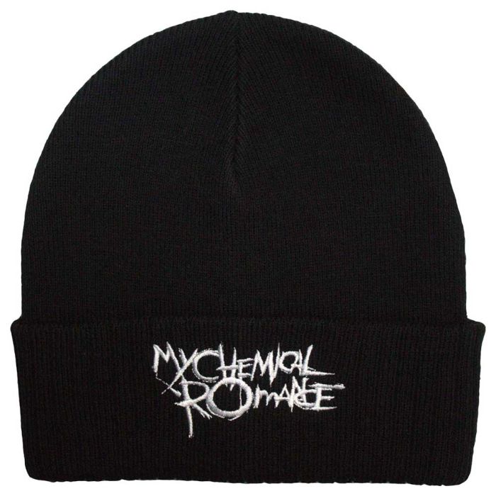 My Chemical Romance - Knit Beanie - Embroidered - The Black Parade Logo