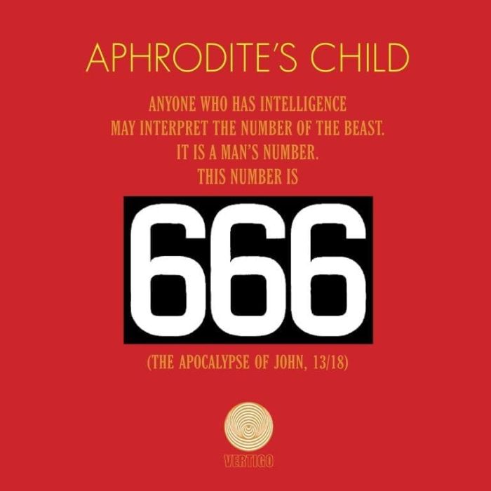 Aphrodite's Child - 666 (2024 2LP remastered gatefold reissue) - Vinyl - New