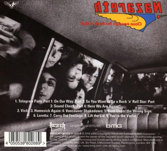 Nazareth - Close Enough For Rock 'N' Roll (2022 digipak reissue) - CD - New