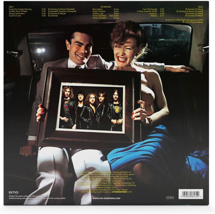 Scorpions - Lovedrive (2023 Special Ed. 180g Coloured vinyl reissue) - Vinyl - New
