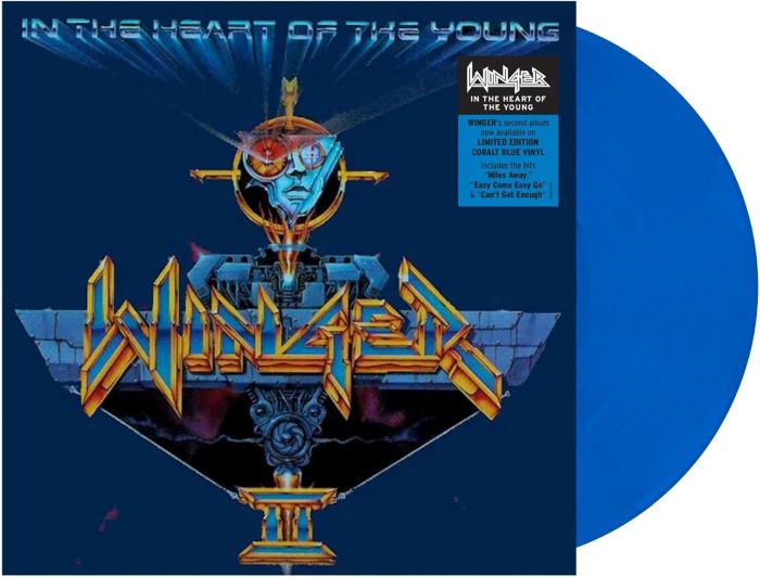 Winger - In The Heart Of The Young (Ltd. Ed. 2024 Cobalt Blue vinyl reissue) - Vinyl - New