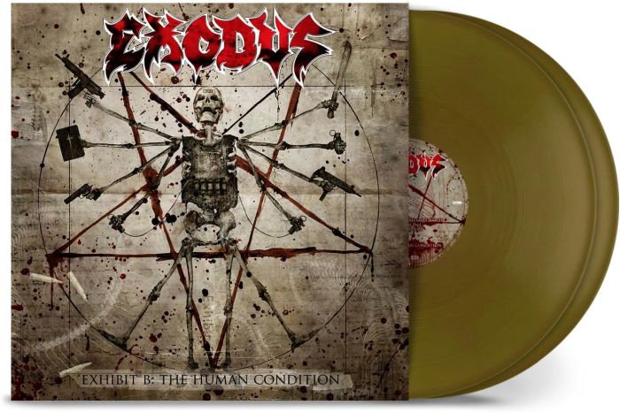 Exodus - Exhibit B: The Human Condition (2024 2LP Gold vinyl gatefold reissue) - Vinyl - New