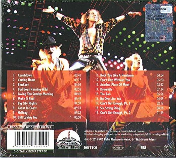 Scorpions - World Wide Live (2018 remastered digipak reissue) - CD - New
