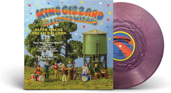 King Gizzard And The Lizard Wizard - Paper Mache Dream Balloon (2024 Pink Seaglass Edition vinyl reissue with outer sleeve) - Vinyl - New
