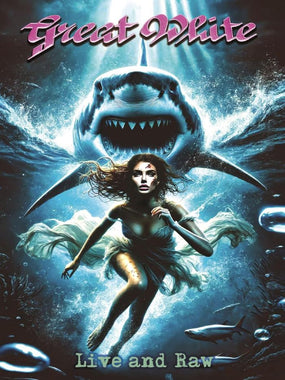 Great White - Live And Raw (2024 reissue) (R0) - DVD - Music