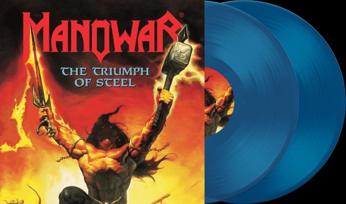 Manowar - Triumph Of Steel, The (Ltd. Ed. 2024 2LP Transparent Blue vinyl gatefold reissue) - Vinyl - New