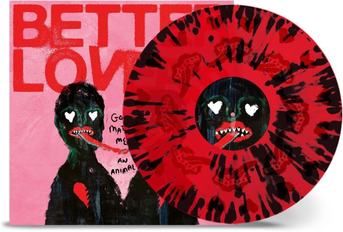 Better Lovers - God Made Me An Animal (Ltd. Ed. 2024 12" EP Transparent Red with Black Splatter vinyl reissue - 750 copies) - Vinyl - New