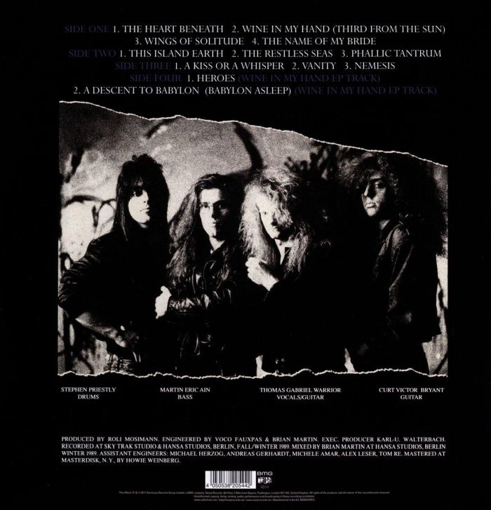 Celtic Frost - Vanity/Nemesis (180g 2017 2LP Reissue gatefold w. 2 bonus tracks) (Euro.) - Vinyl - New