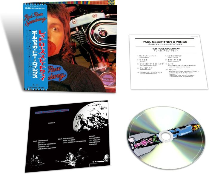 McCartney, Paul And Wings - Red Rose Speedway (2024 Jap. SHM-CD remastered LP replica reissue) - CD - New