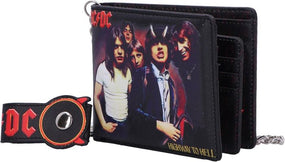 ACDC - Highway To Hell - Bi-Fold Wallet with Chain - Leather
