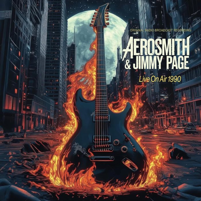 Aerosmith & Jimmy Page - Live On Air 1990 (Orange vinyl) - Vinyl - New