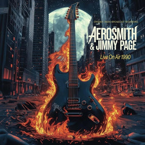 Aerosmith & Jimmy Page - Live On Air 1990 (Orange vinyl) - Vinyl - New