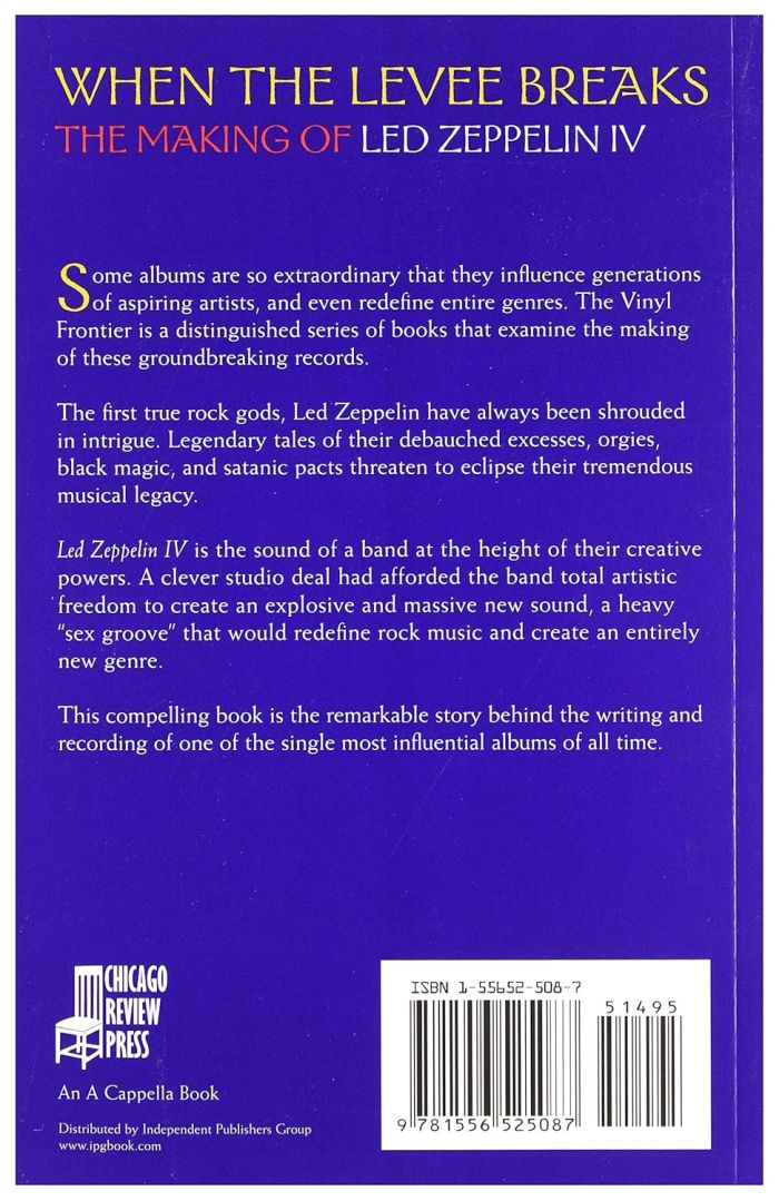 Led Zeppelin - Fyfe, Andy - When The Levee Breaks: The Making Of Led Zeppelin IV - Book - New