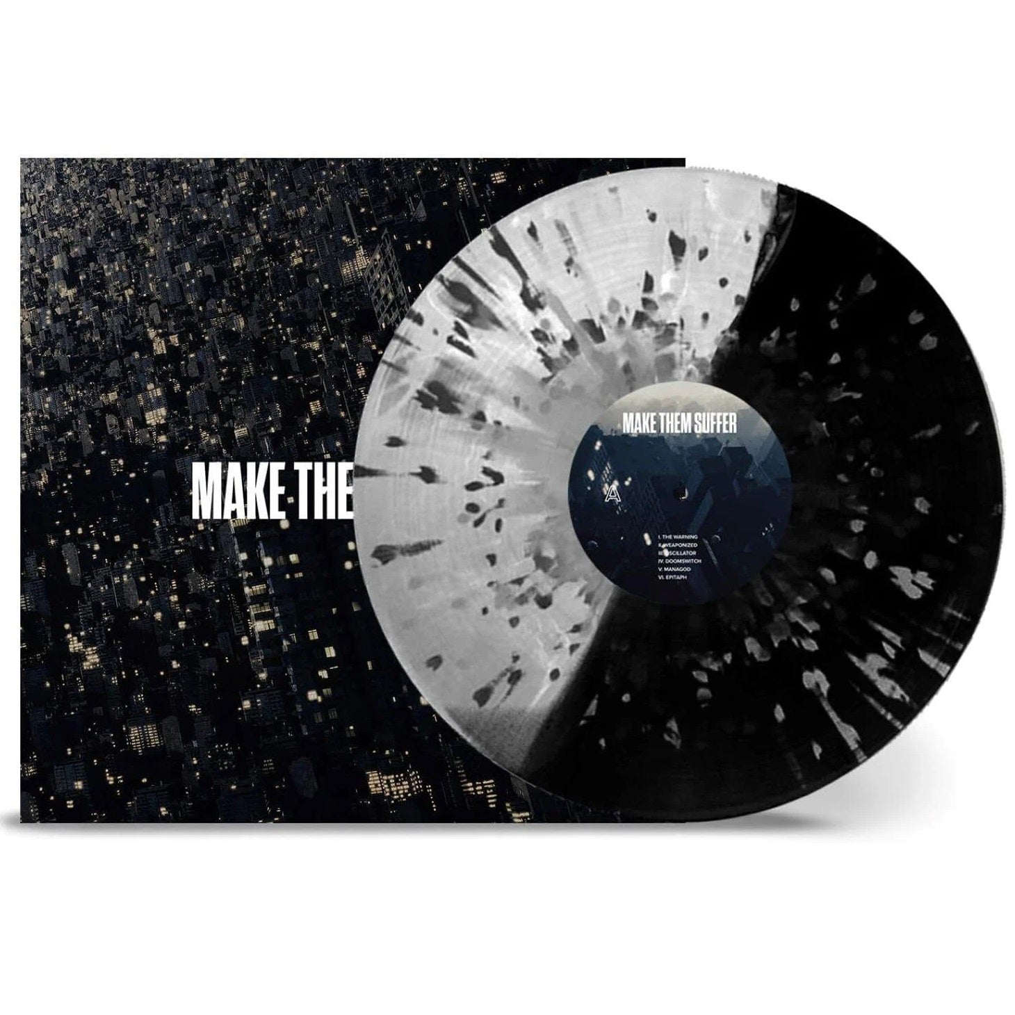 Make Them Suffer - Make Them Suffer (2024) (Ltd. Ed. Split White/Black with Black, White & Grey Splatter vinyl) - Vinyl - New
