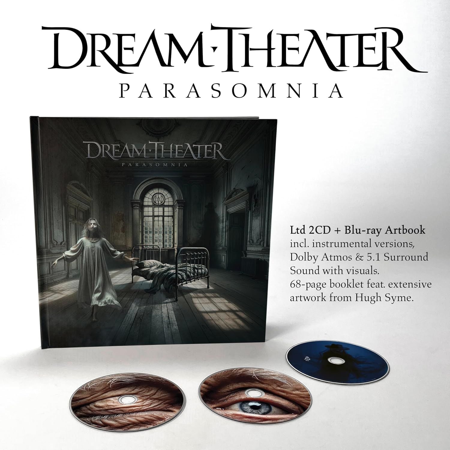 Dream Theater - Parasomnia (Ltd. Deluxe Ed. 2CD/Blu-Ray Artbook) (RA/B/C) - CD - New