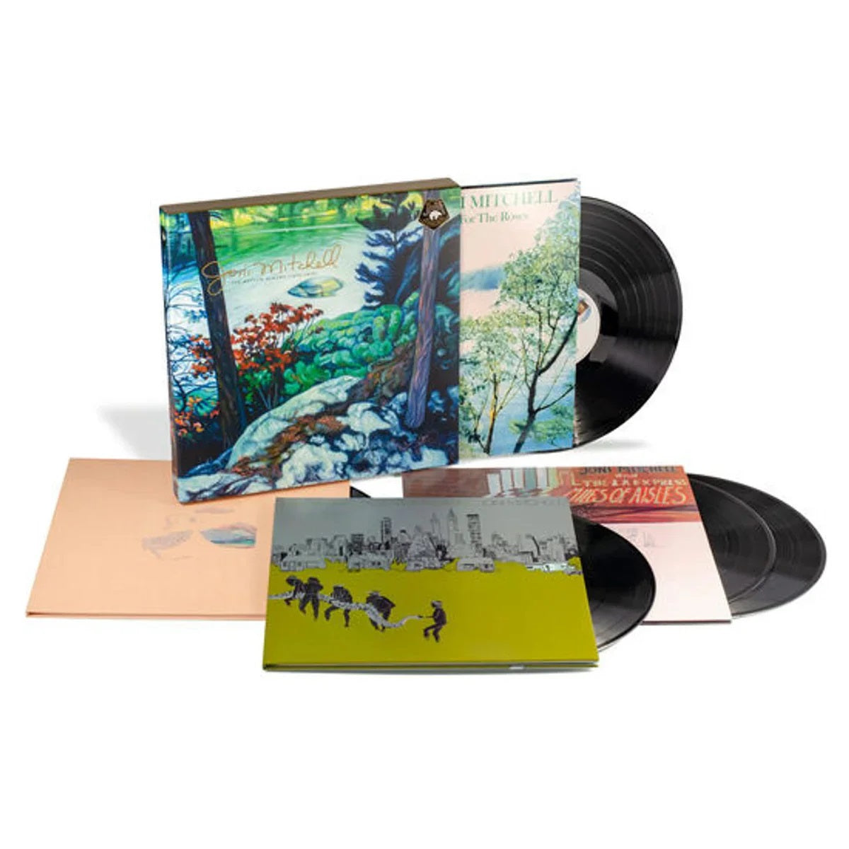 Mitchell, Joni - Asylum Albums (1972-1975), The (For The Roses/Court And Spark/Miles Of Aisles/The Hissing Of Summer Lawns) (Ltd. Ed. 180g 5LP Box Set) - Vinyl - New