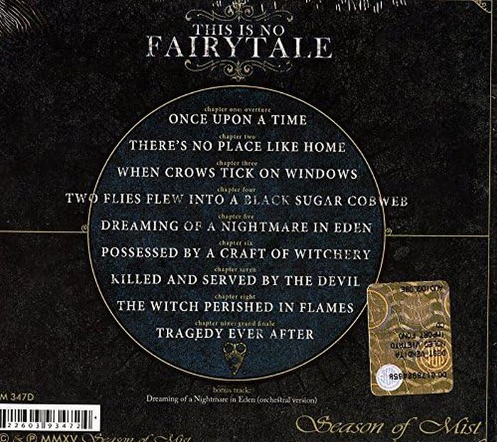 Carach Angren - This Is No Fairytale (Collector's Ed. box with bonus track & necklace) - CD - New