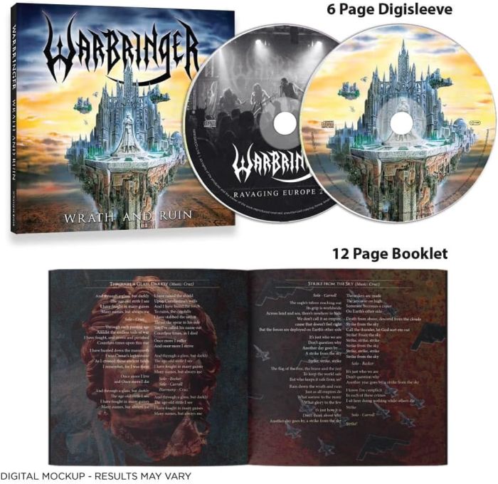 Warbringer - Wrath And Ruin (2CD with live bonus disc) - CD - New