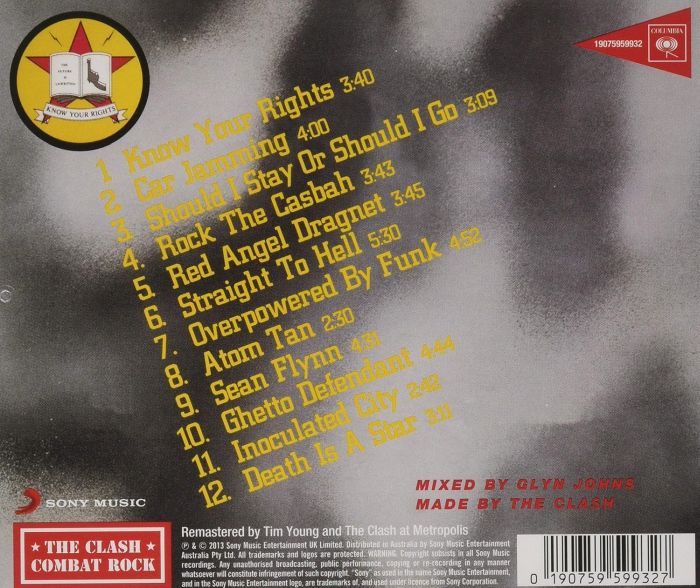 Clash - Combat Rock (2019 reissue) - CD - New
