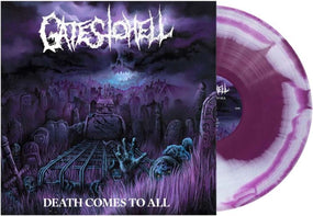 Gates To Hell - Death Comes To All (Purple & White Swirl vinyl) - Vinyl - New