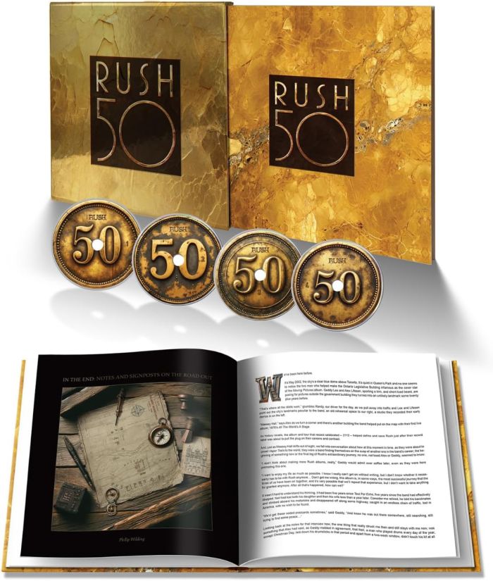 Rush - Rush 50 (Ltd. Ed. 4CD Box Set with 104 page HC book) - CD - New