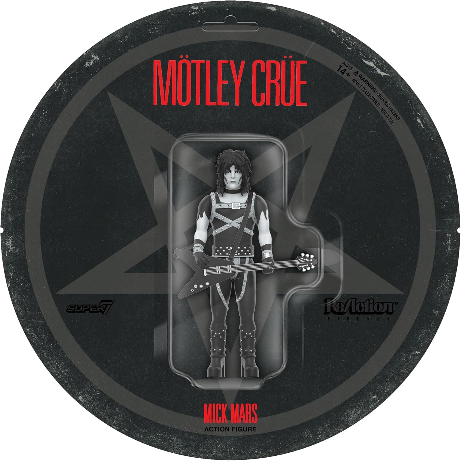 Motley Crue - Mick Mars (Shout At The Devil - Wave 2) 3.75 inch Super7 ReAction Figure