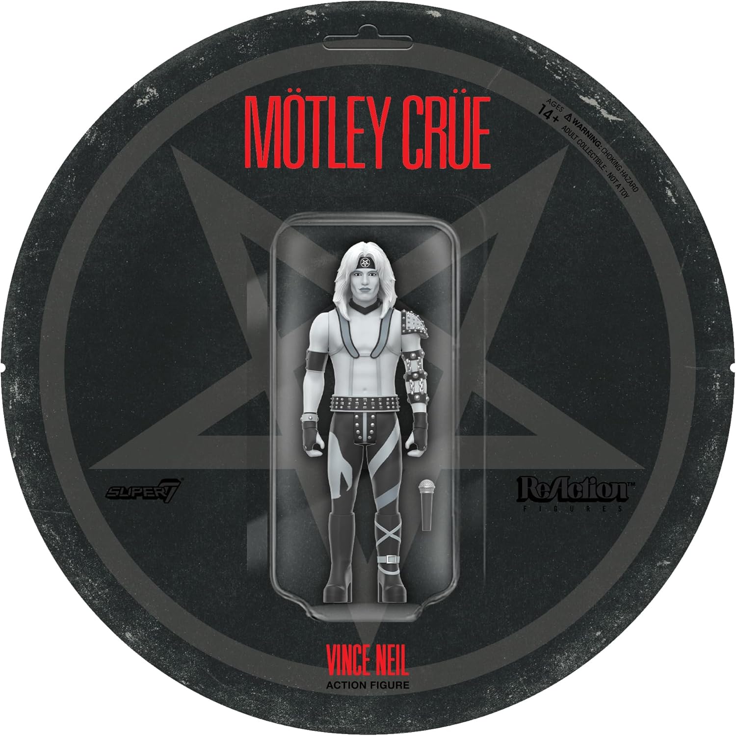 Motley Crue - Vince Neil (Shout At The Devil - Wave 2) 3.75 inch Super7 ReAction Figure