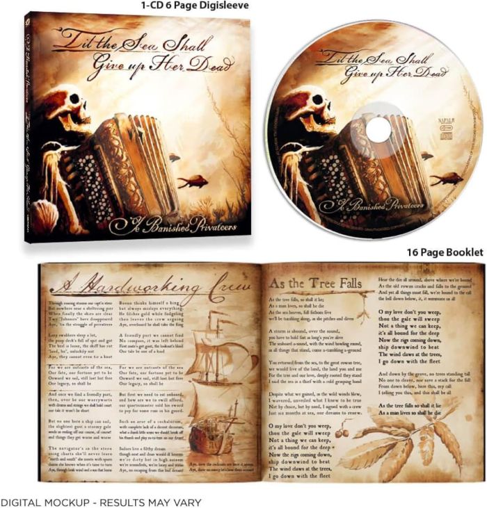Ye Banished Privateers - Til The Sea Shall Give Up Her Dead - CD - New