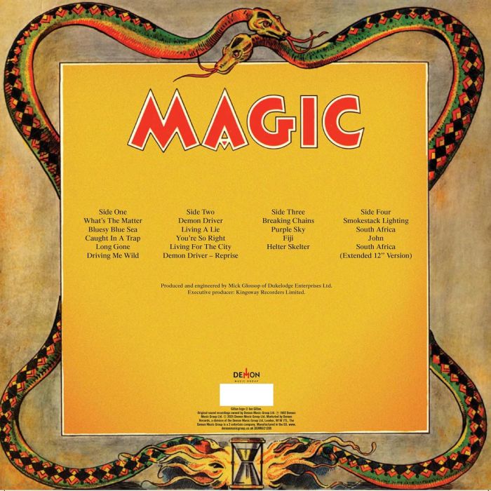 Gillan - Magic (2025 2LP Red vinyl gatefold reissue with 8 bonus tracks) - Vinyl - New