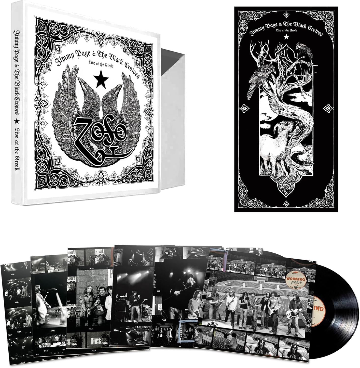 Page, Jimmy & The Black Crowes - Live At The Greek (2025 25th Anniversary 180g 6LP Box Set reissue) - Vinyl - New