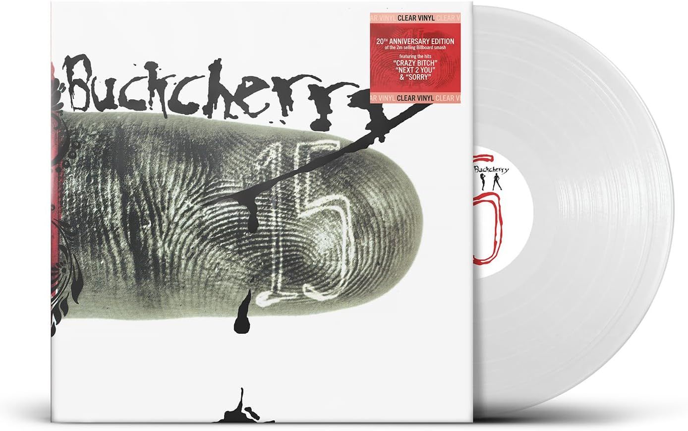 Buckcherry - 15 (2025 20th Anniversary Ed. Clear vinyl reissue) - Vinyl - New