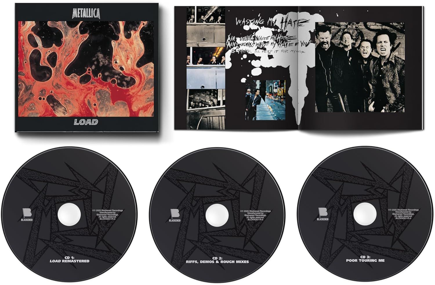 Metallica - Load (2025 Expanded Ed. 3CD remastered reissue) - CD - New