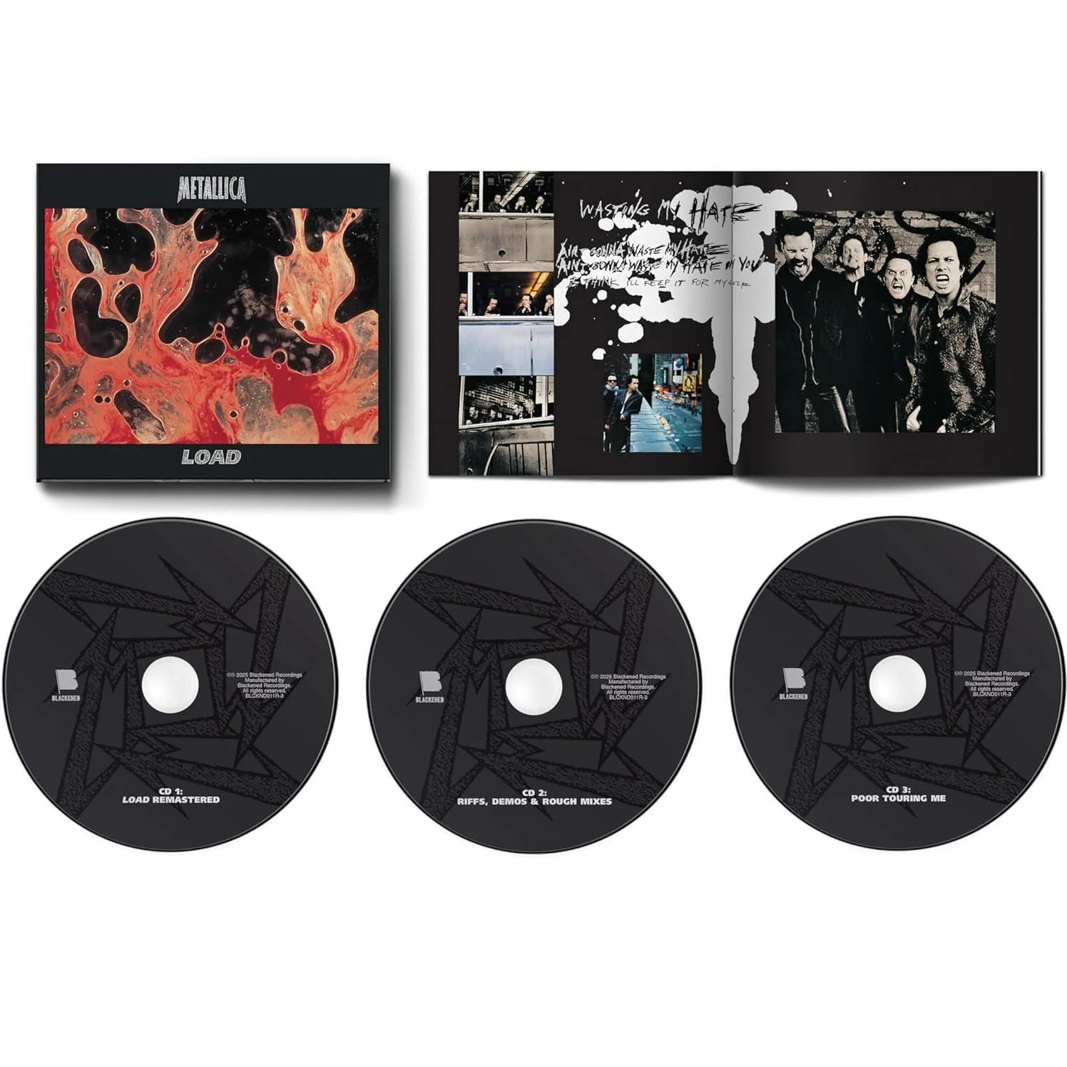 Metallica - Load (2025 Expanded Ed. 3CD remastered reissue) - CD - New
