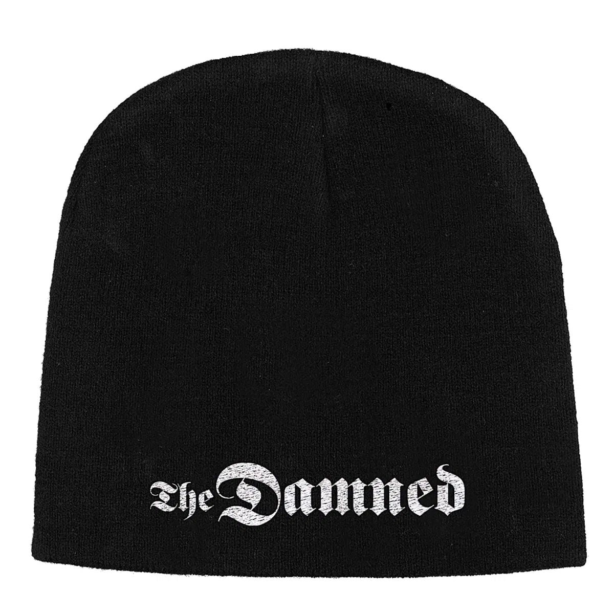Damned - Knit Beanie - Embroidered - Gothic Logo