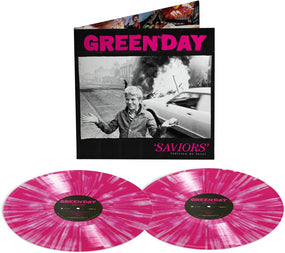 Green Day - Saviors: Edition De Luxe (Ltd. Deluxe Ed. 2025 2LP Hot Pink with White Splatter vinyl gatefold reissue) - Vinyl - New