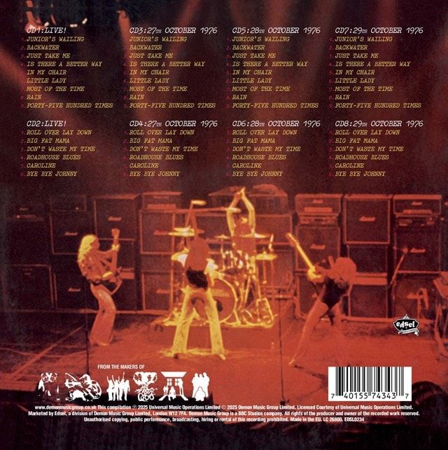 Status Quo - Live! (2025 Deluxe Ed. 8CD Box Set reissue) - CD - New