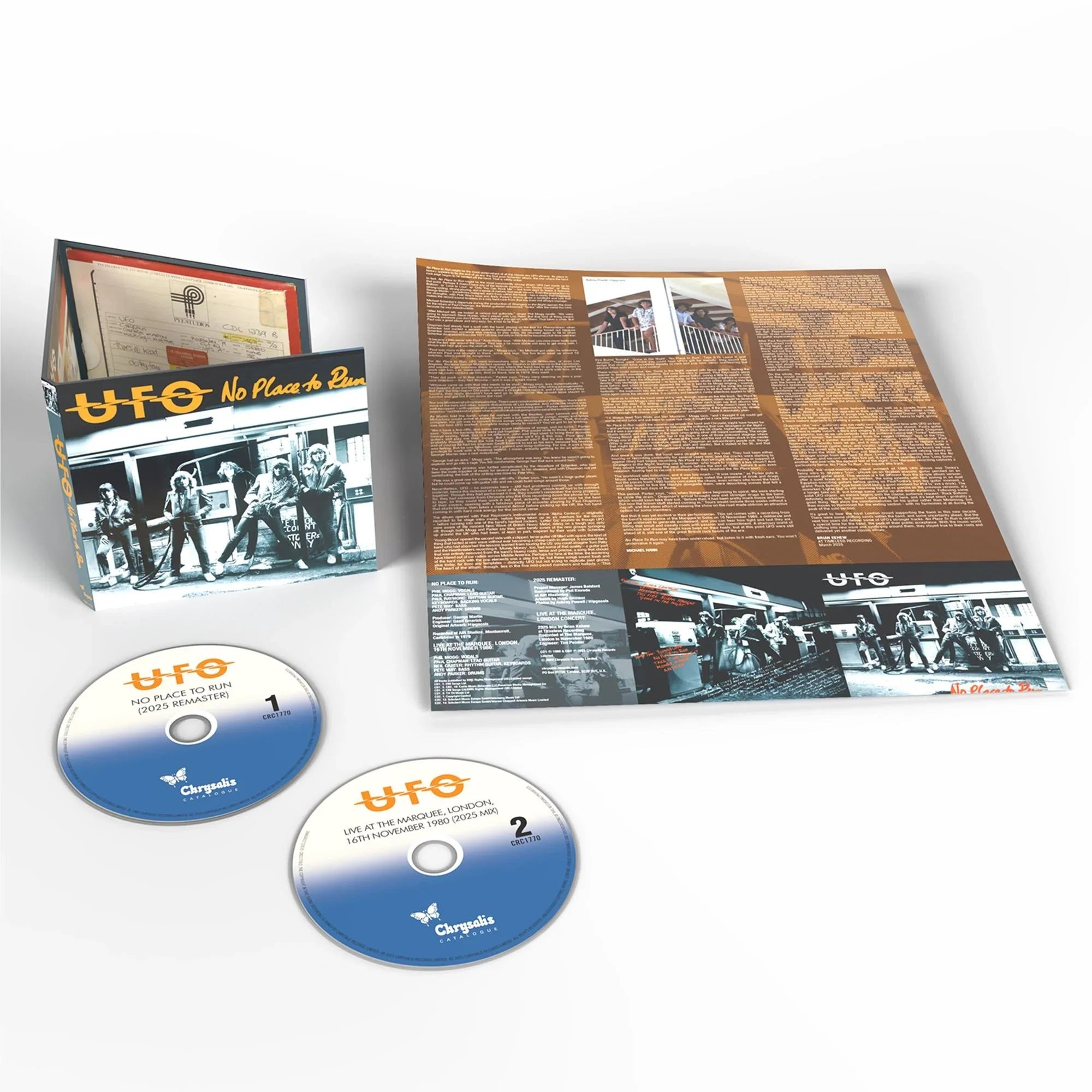 UFO - No Place To Run (Deluxe Ed. 2025 2CD remastered reissue) - CD - New