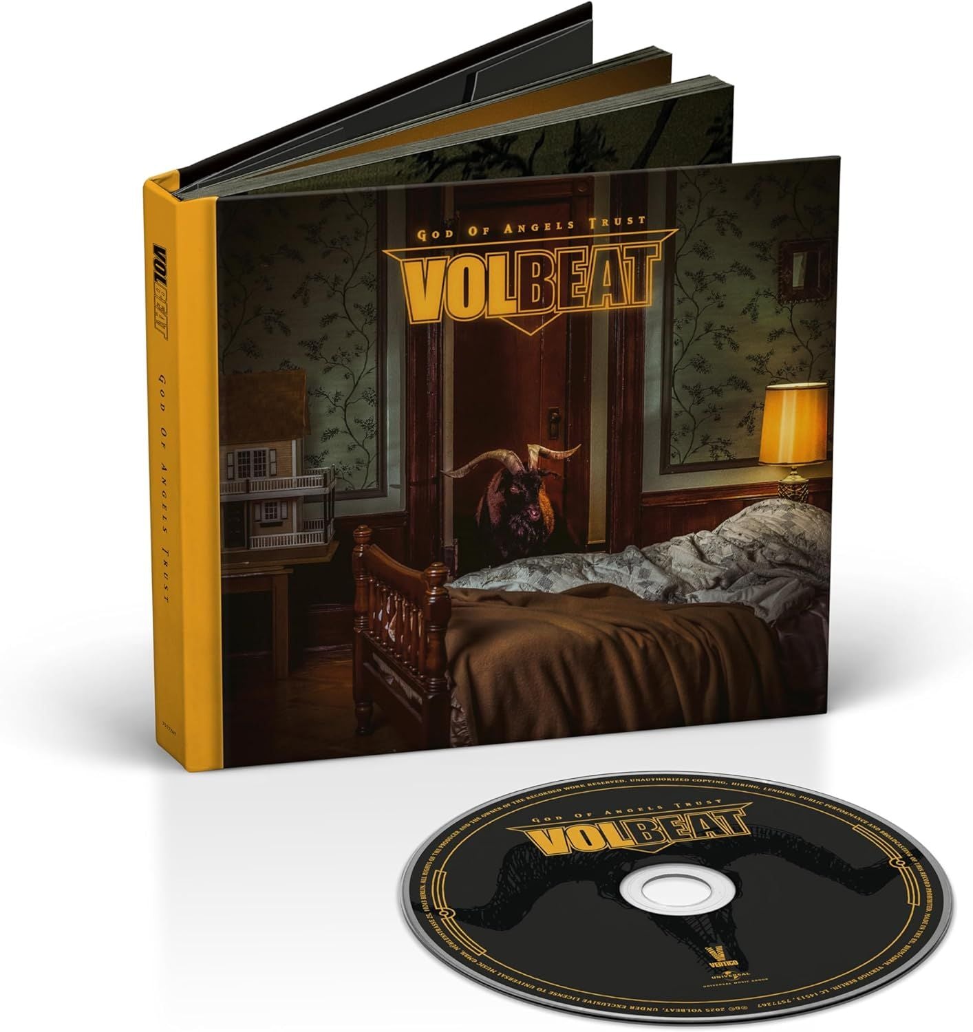 Volbeat - Gods Of Angels Trust (Ltd. Deluxe Ed. mediabook with expanded booklet & poster) - CD - New