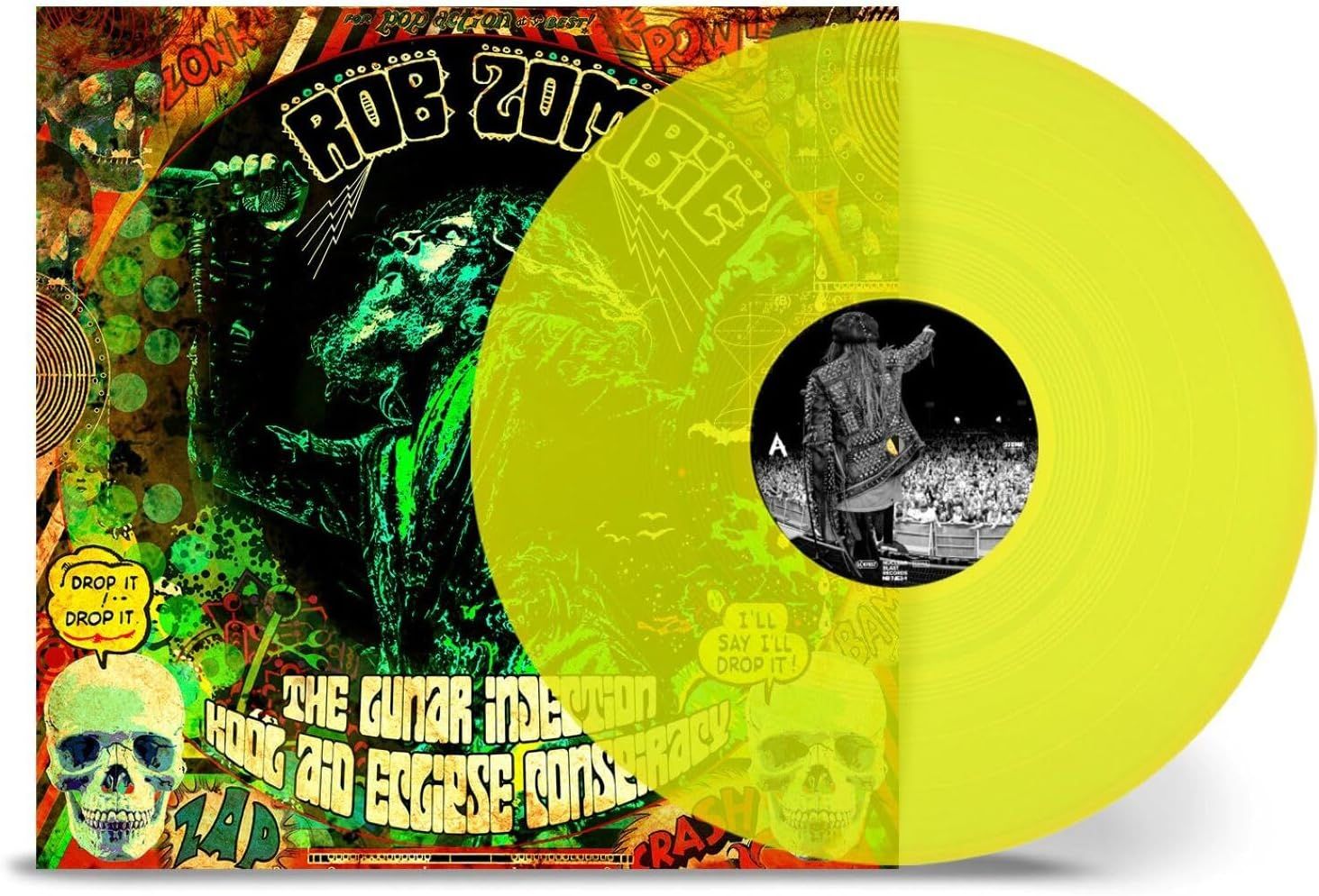 Zombie, Rob - Lunar Injection Kool Aid Eclipse Conspiracy, The (2025 Neon Yellow vinyl gatefold reissue) - Vinyl - New